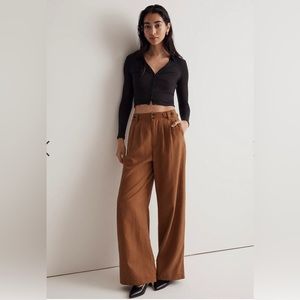 Madewell Harlow Wide-leg Pants (Acorn)